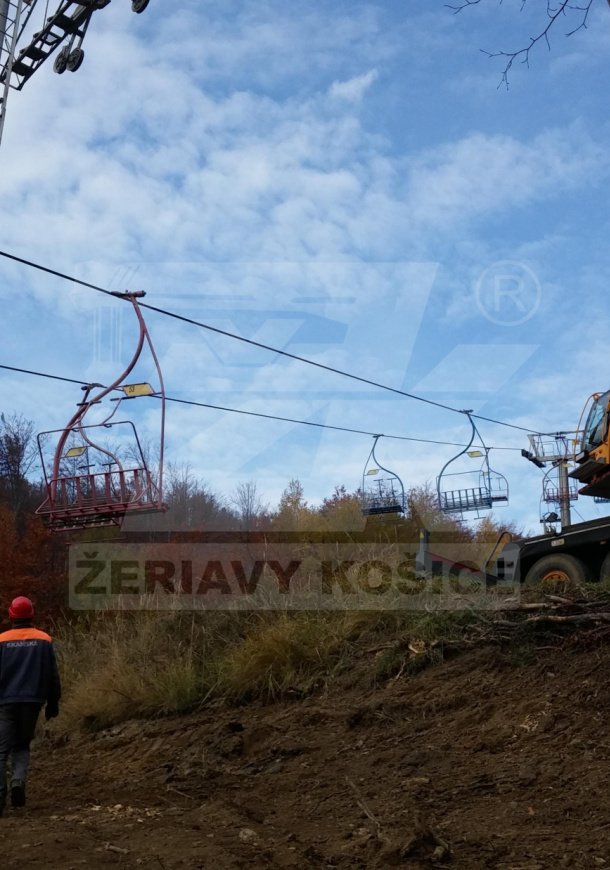 VÝMENA STĹPU LYŽIARSKEJ SEDAČKOVEJ LANOVKY VÝMENA STĹPU LYŽIARSKEJ SEDAČKOVEJ LANOVKY